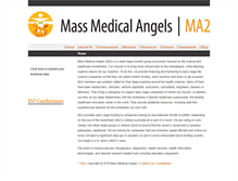Tablet Screenshot of massmedangels.com